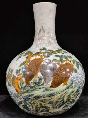 Qing Dynasty Qianlong A celestial sphere vase