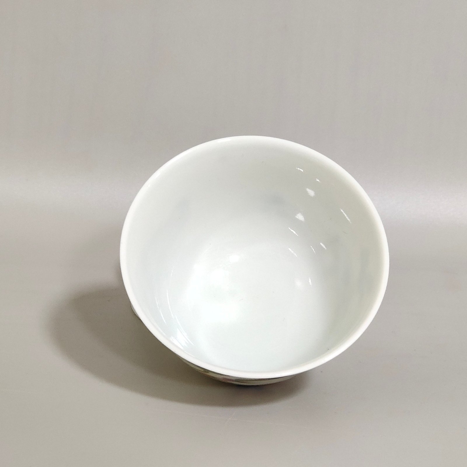 Qing Dynasty Kangxi colorful godson cup