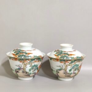 Qing Dynasty Yongzheng character story bowl