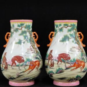 Qing Dynasty Yongzheng A perfect amphora