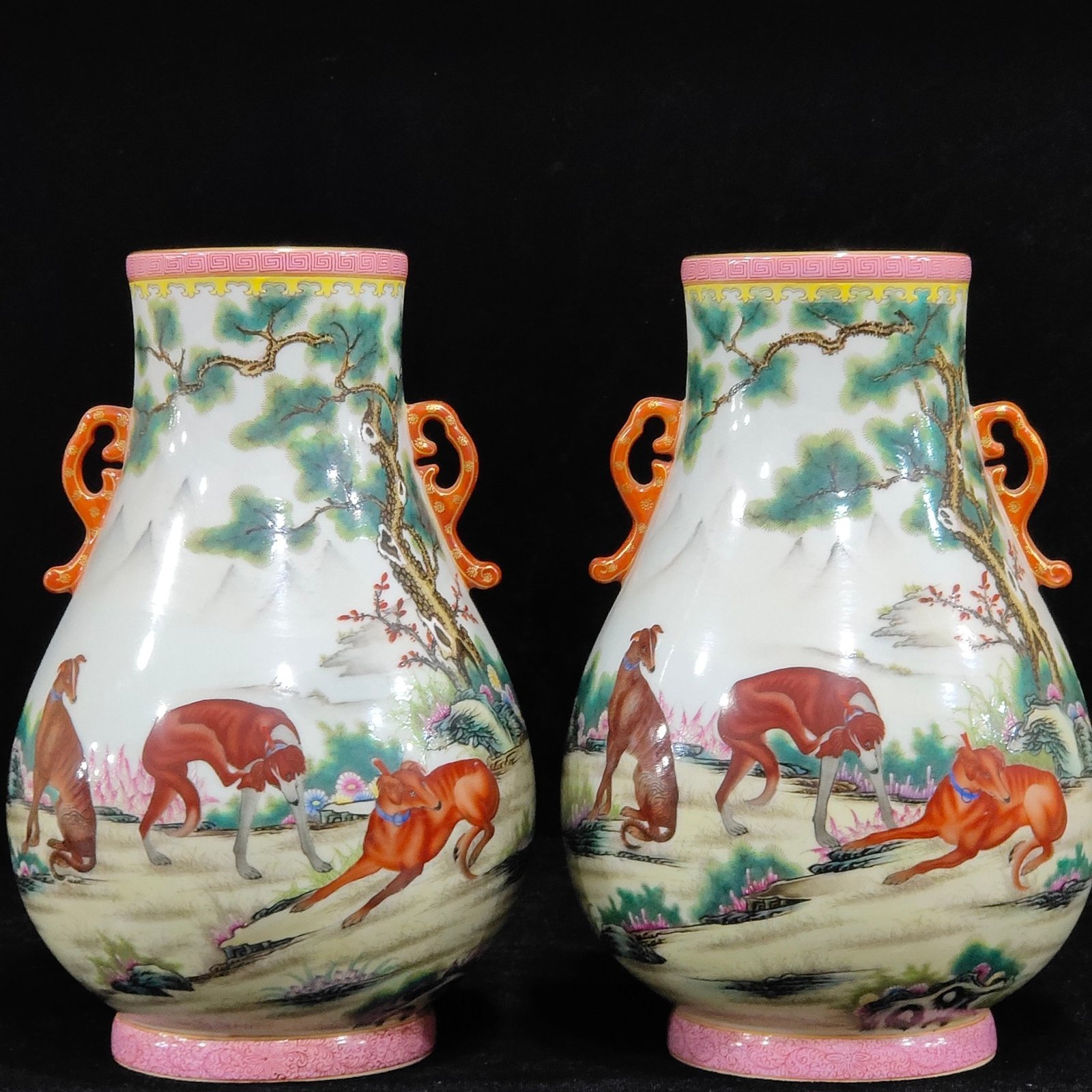 Qing Dynasty Yongzheng A perfect amphora