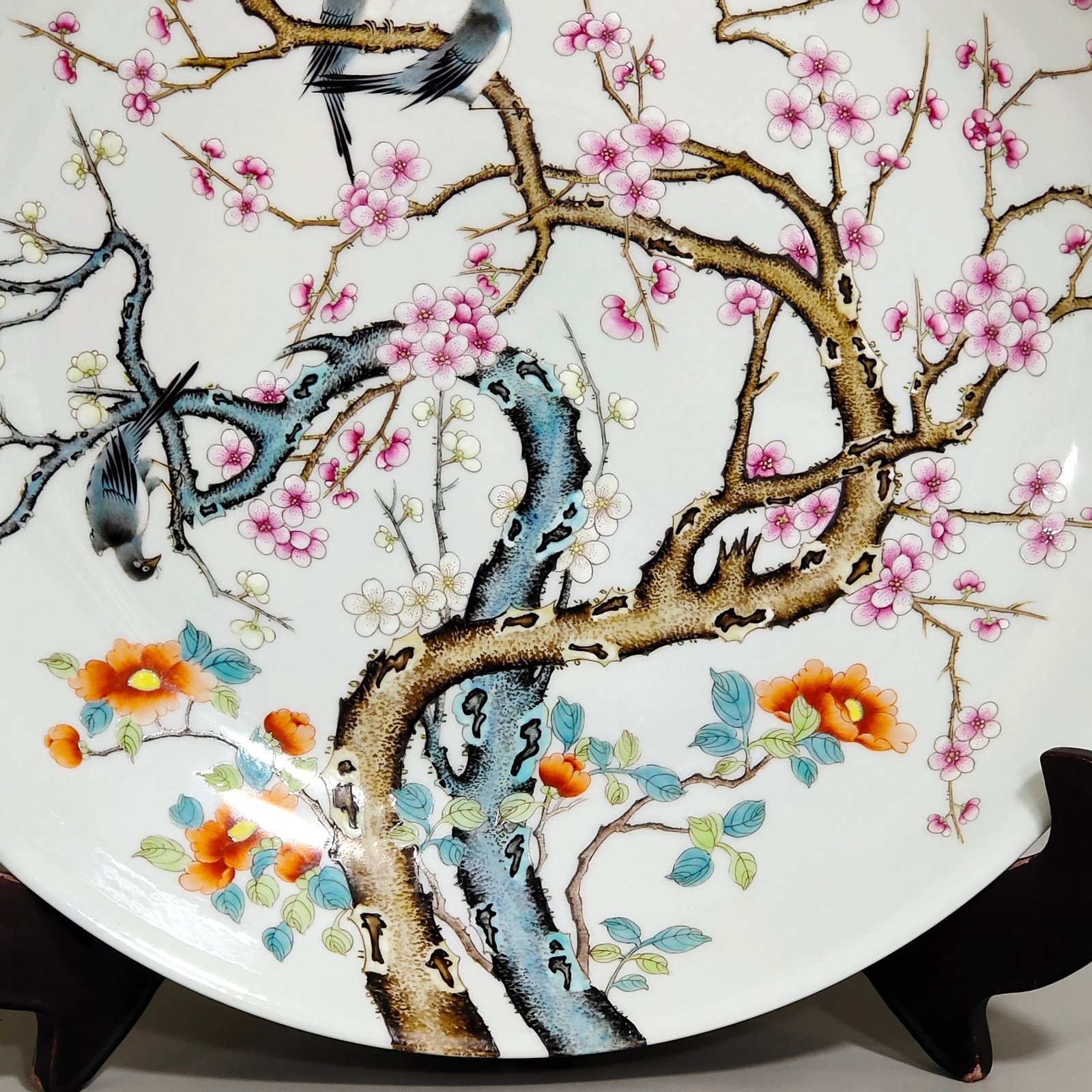 Qing Dynasty Yongzheng Famille Rose porcelain plate