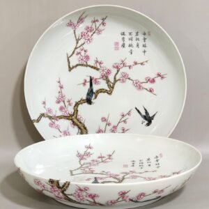 Qing Dynasty Yongzheng was happy to inscribe poems on the branches
