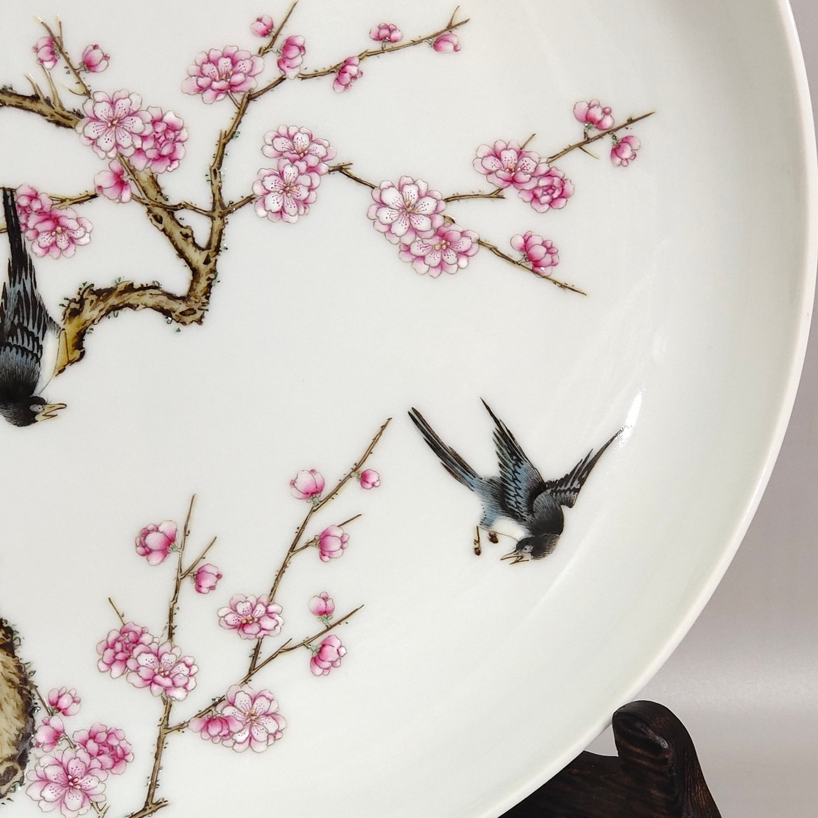 Qing Dynasty Yongzheng was happy to inscribe poems on the branches