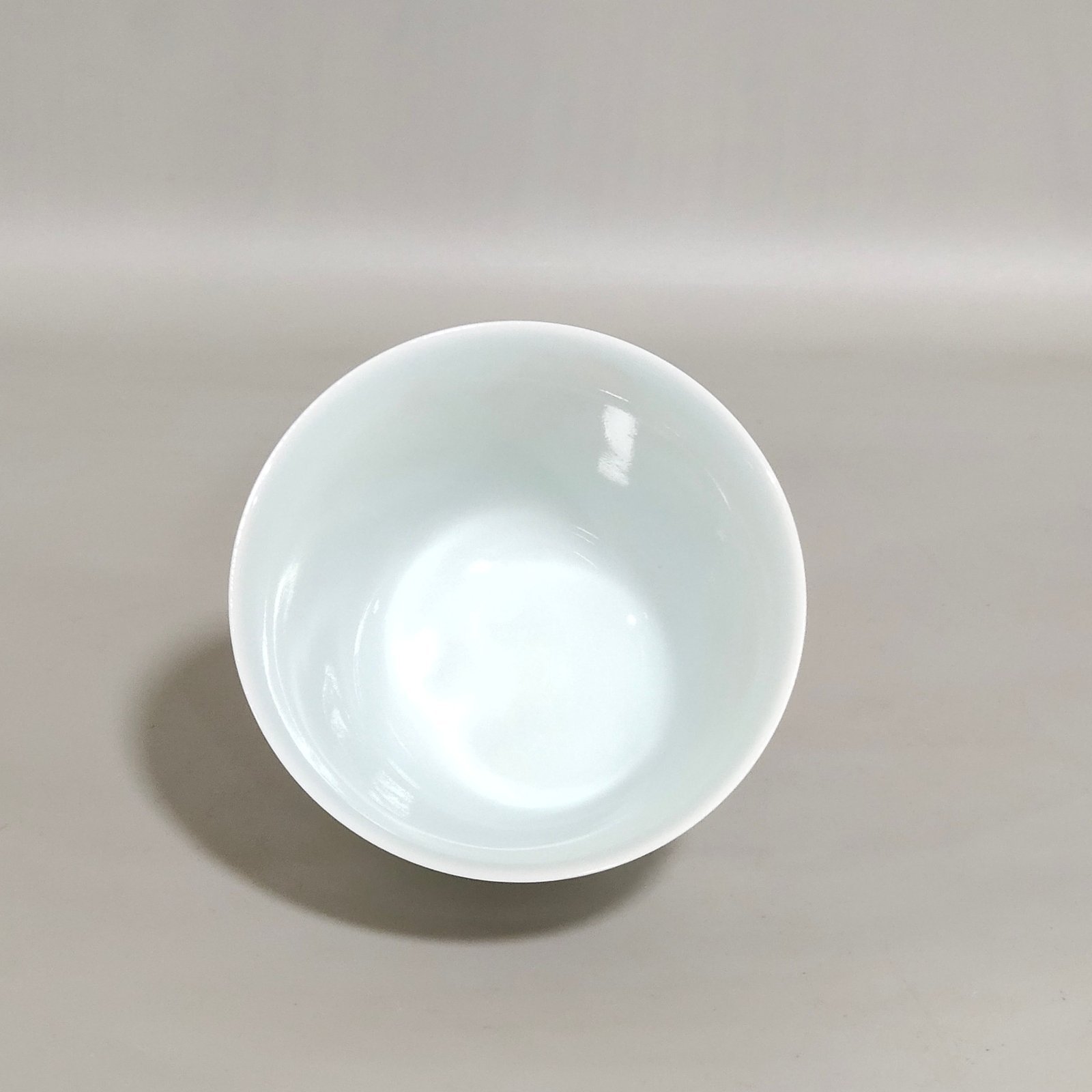 Qing Dynasty Yongzheng ink color poppy cup with poems