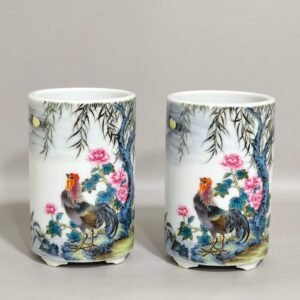 Qing Dynasty Yongzheng poem inscribed on good luck and fortune