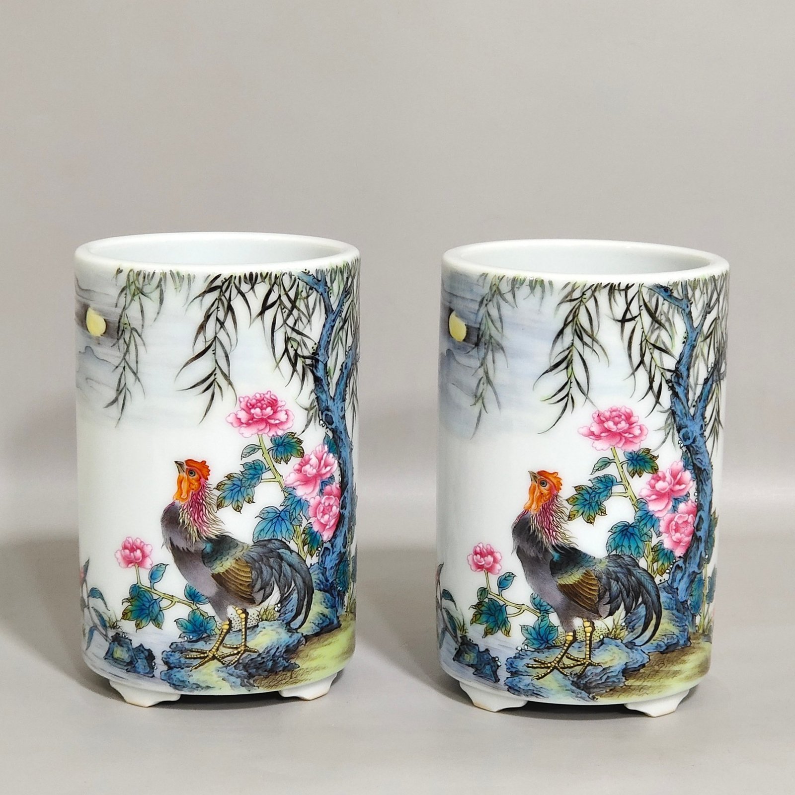 Qing Dynasty Yongzheng poem inscribed on good luck and fortune