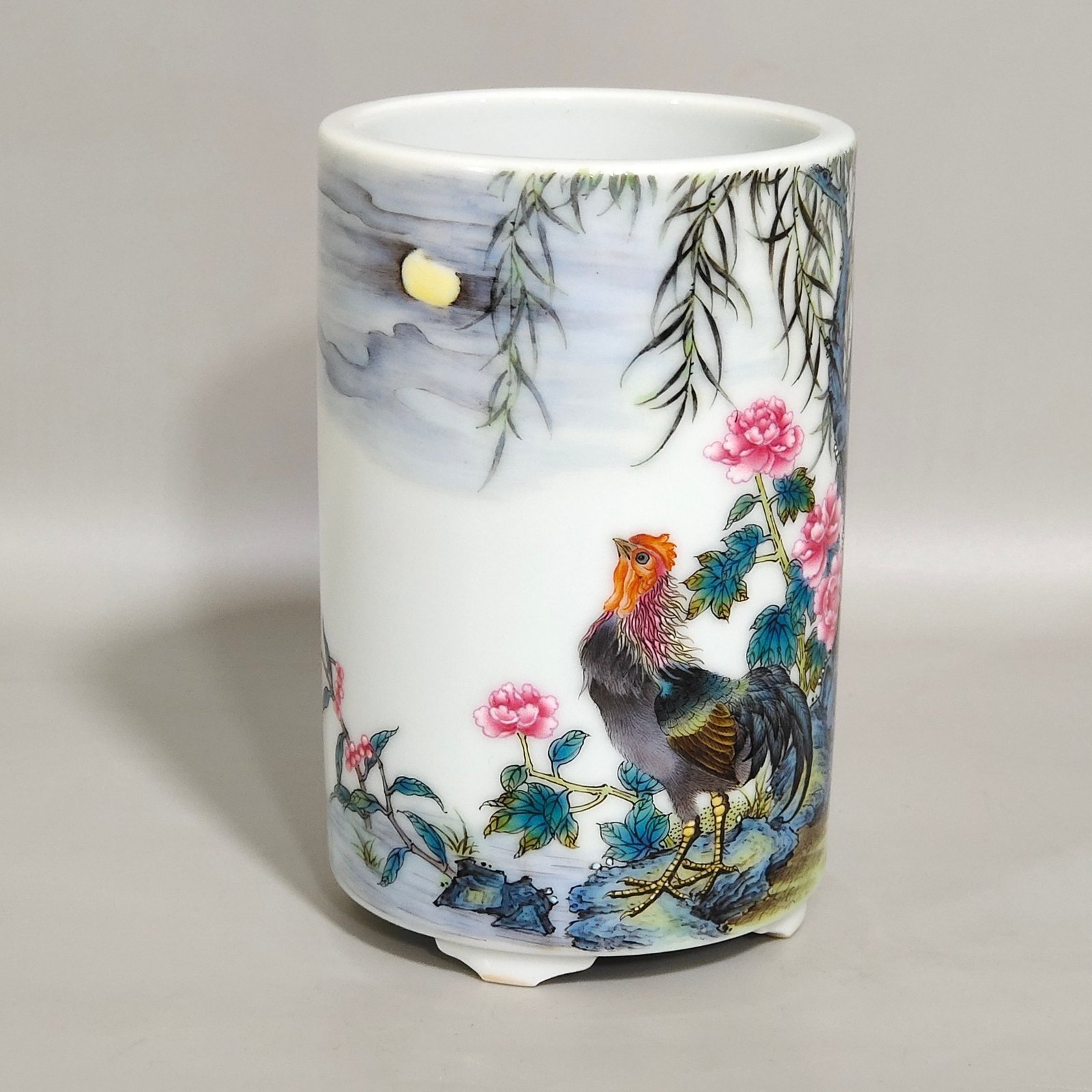 Qing Dynasty Yongzheng poem inscribed on good luck and fortune