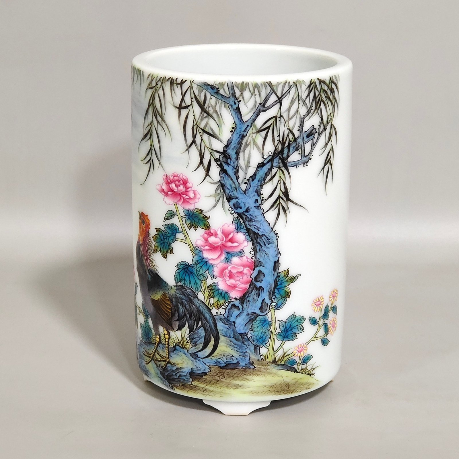 Qing Dynasty Yongzheng poem inscribed on good luck and fortune