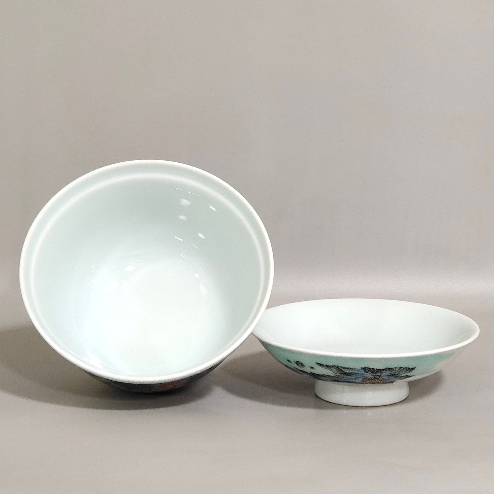 Qing Dynasty Yongzheng landscape bowl