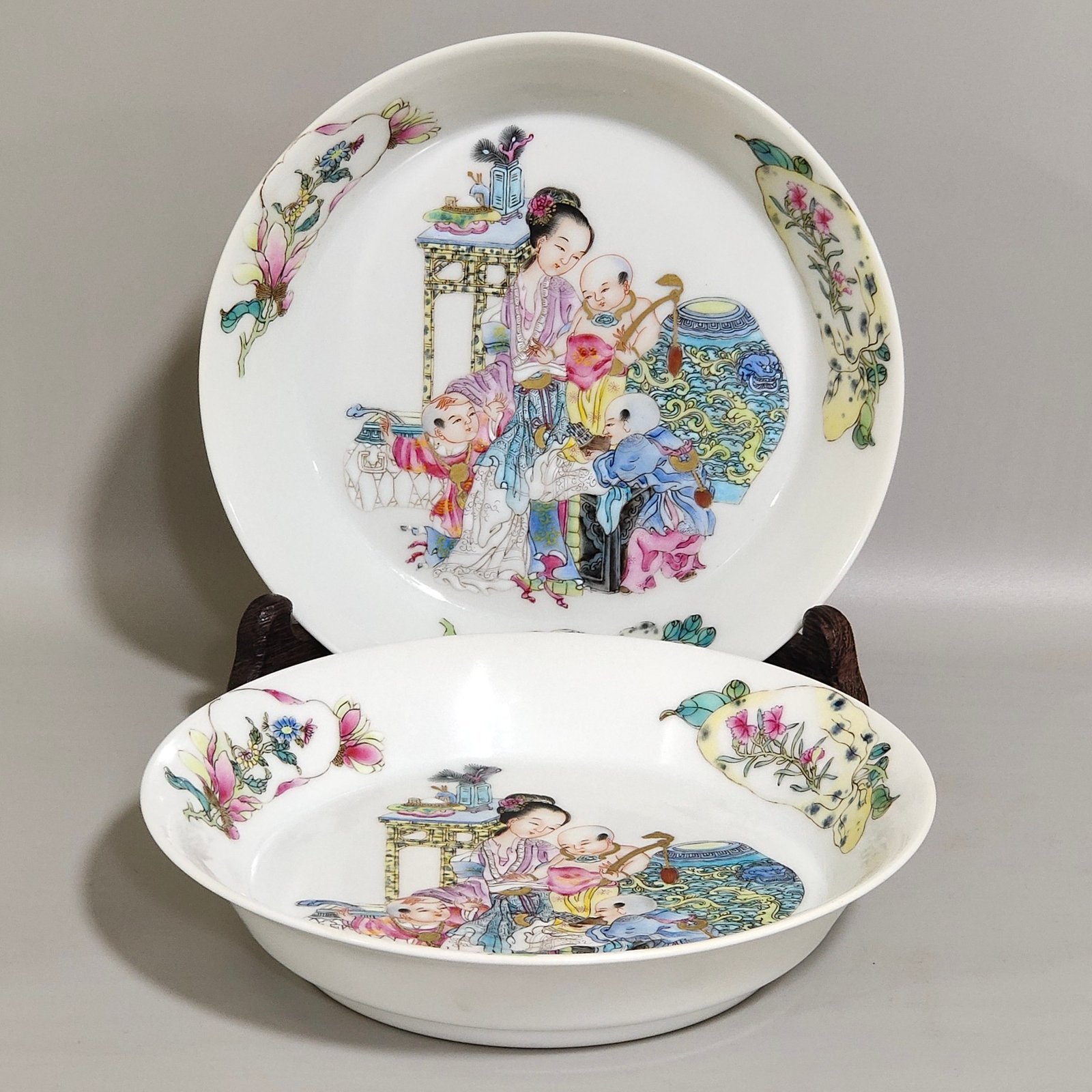 Qing Dynasty Yongzheng Jiaozi Tupan