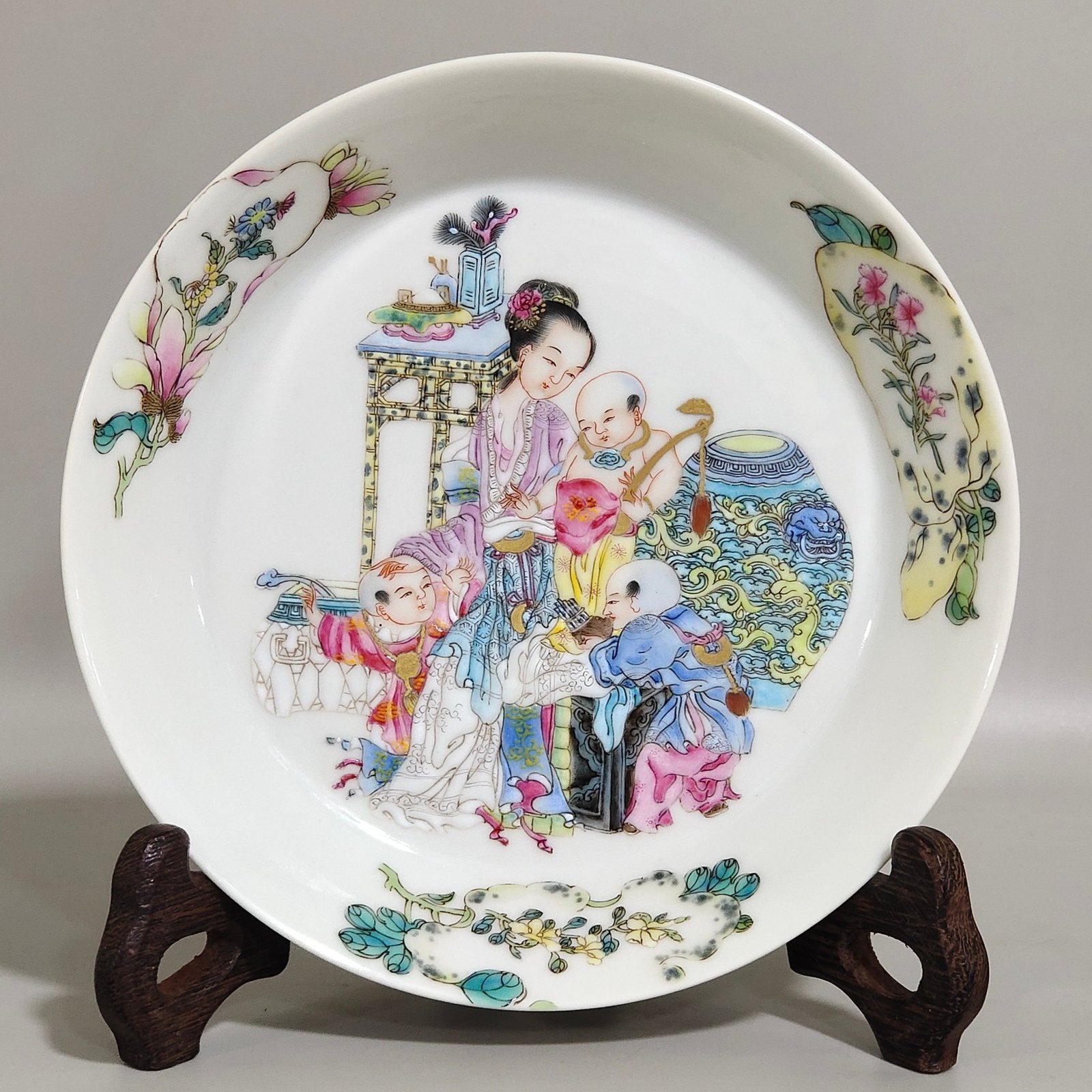 Qing Dynasty Yongzheng Jiaozi Tupan