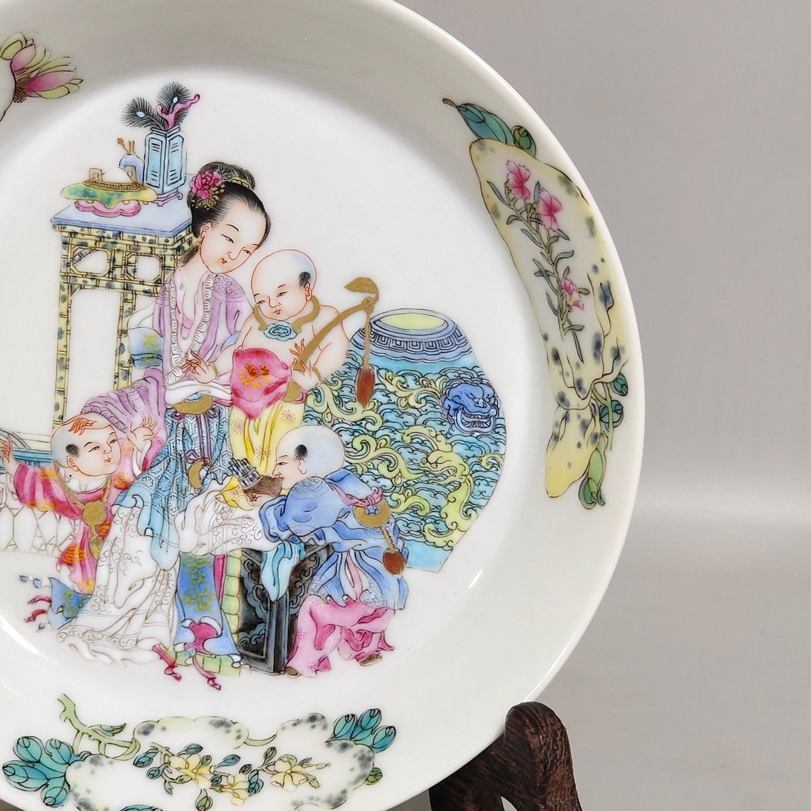 Qing Dynasty Yongzheng Jiaozi Tupan
