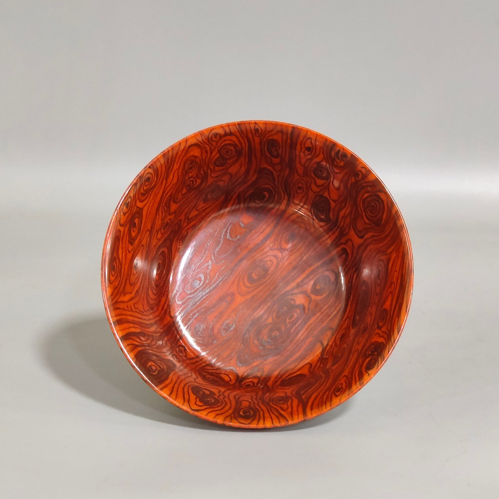 Qing Dynasty Yongzheng wood-glazed double-flying cup