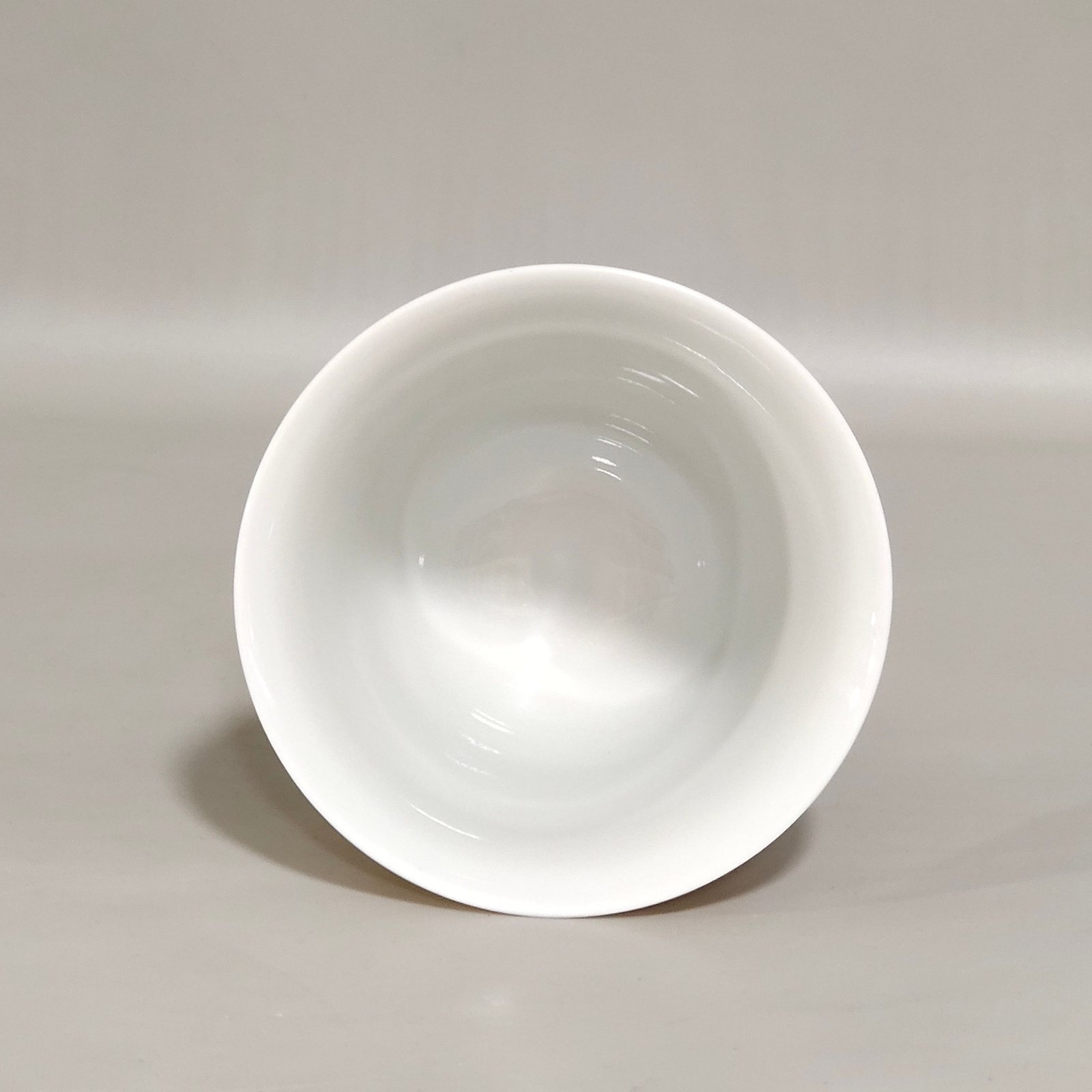 Qing Dynasty Yongzheng beige glazed lucky bell cup