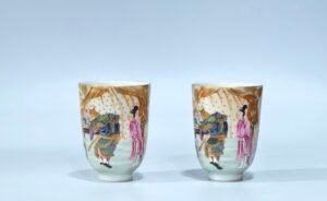 Qing Dynasty Yongzheng famille rose scented cup