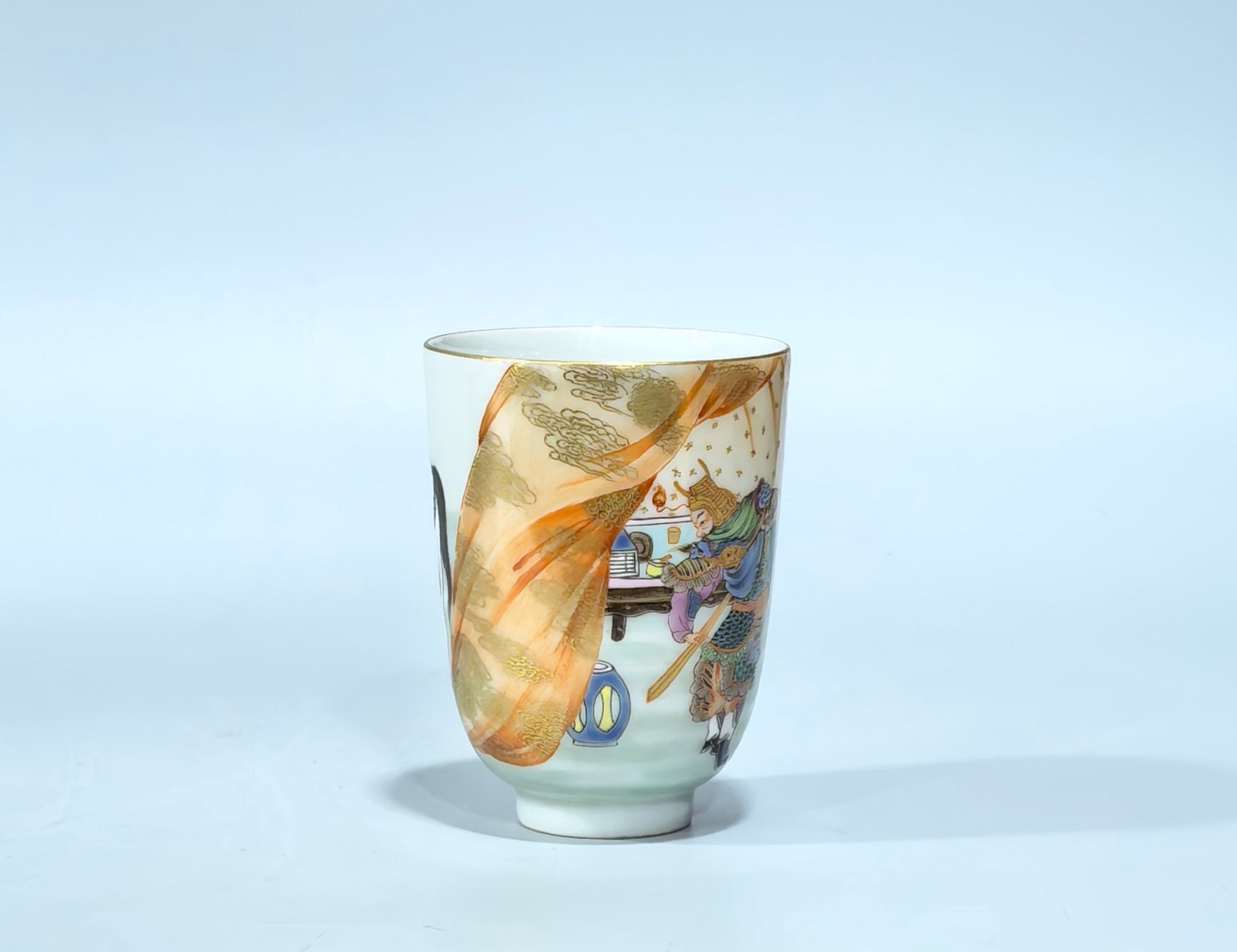 Qing Dynasty Yongzheng famille rose scented cup