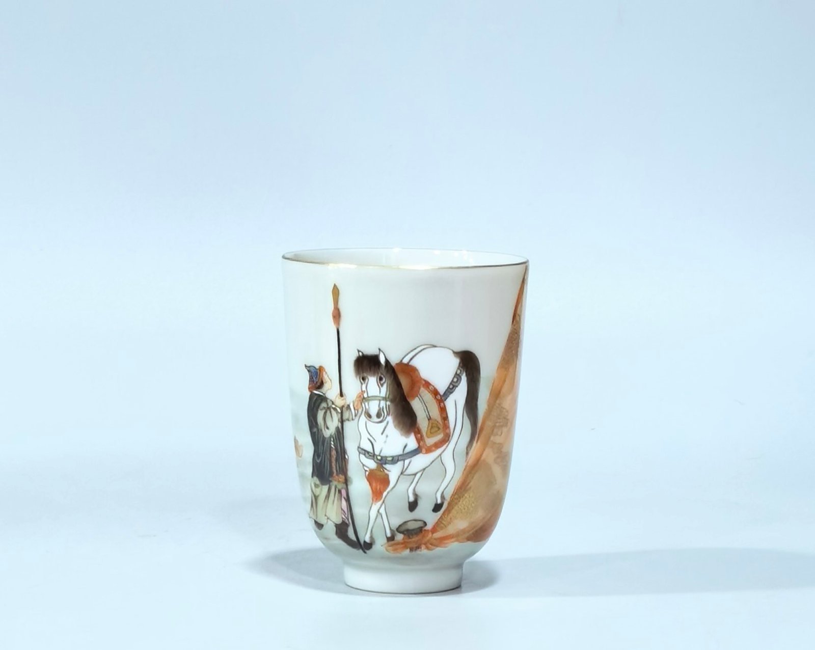 Qing Dynasty Yongzheng famille rose scented cup