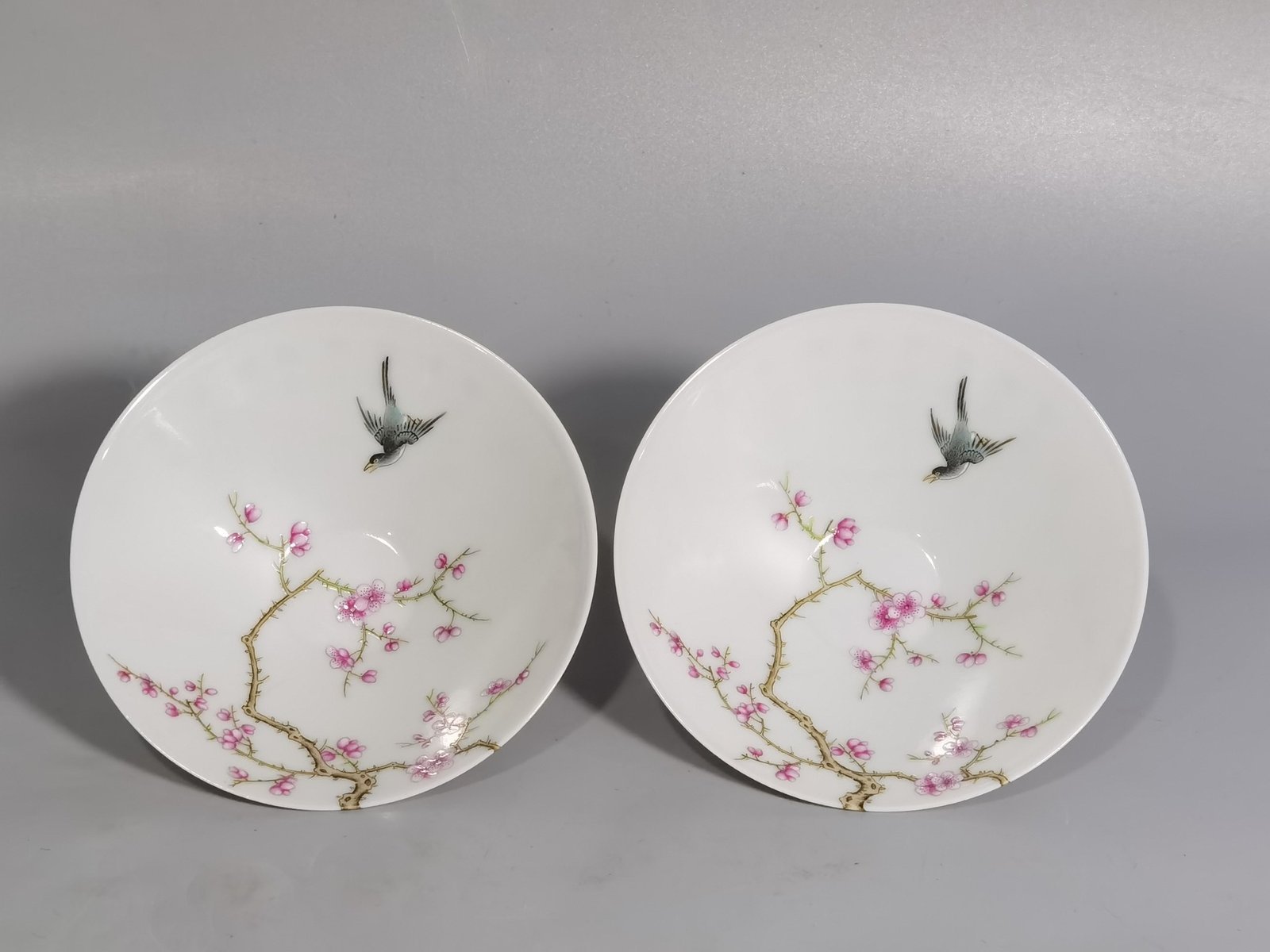 Qing Dynasty Yongzheng pastel colored bamboo hat