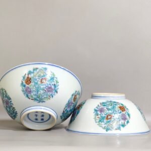 Qing Dynasty Yongzheng Doucai Tuan flower bowl
