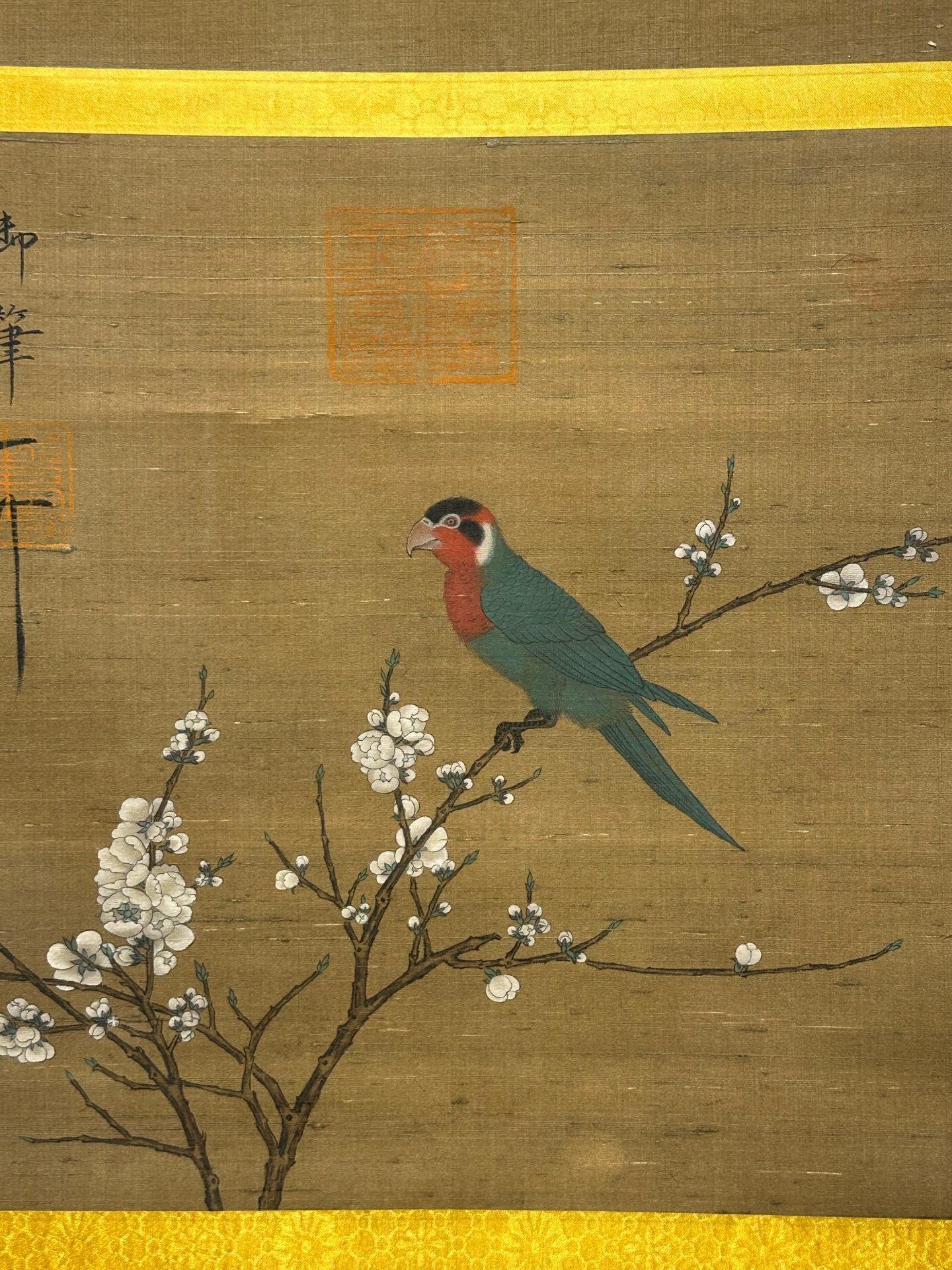Chinese scroll painting Emperor Huizong of Song