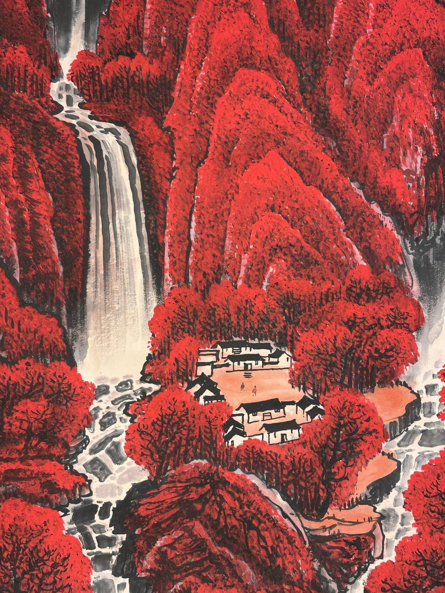 Chinese scroll painting Li Keran