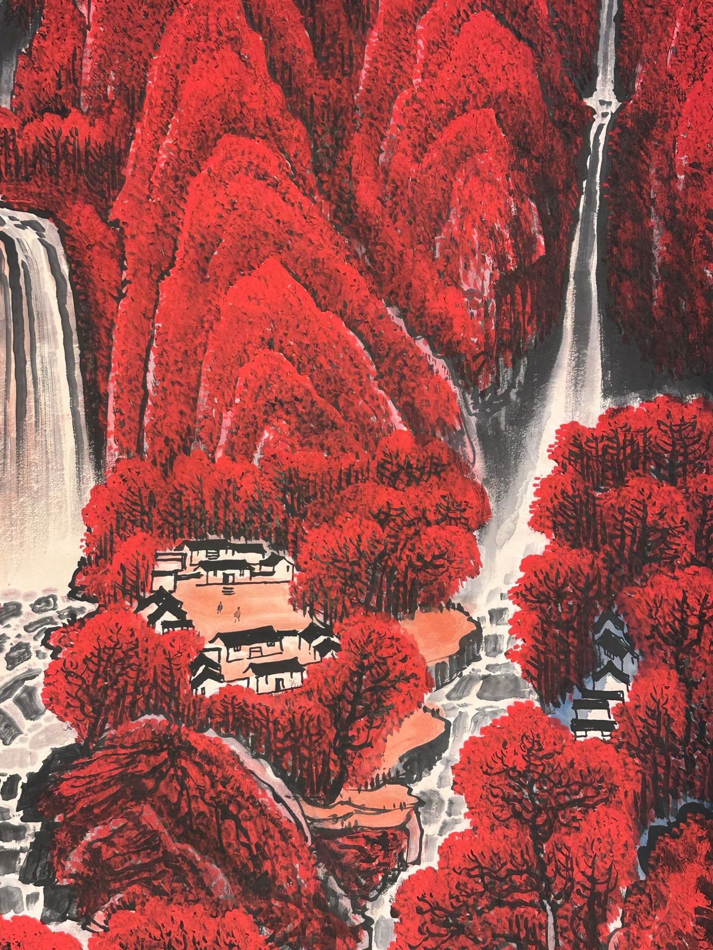 Chinese scroll painting Li Keran