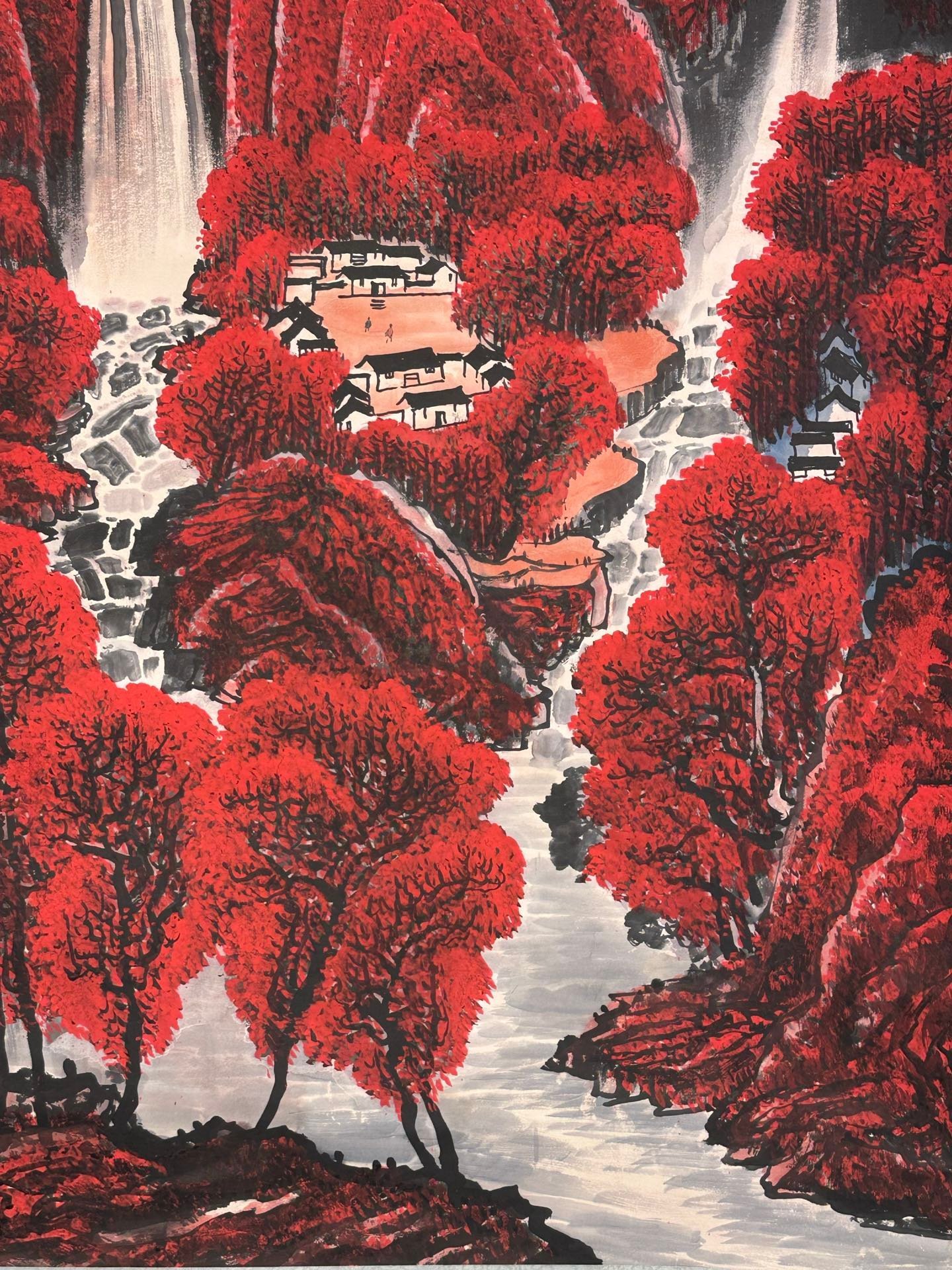 Chinese scroll painting Li Keran