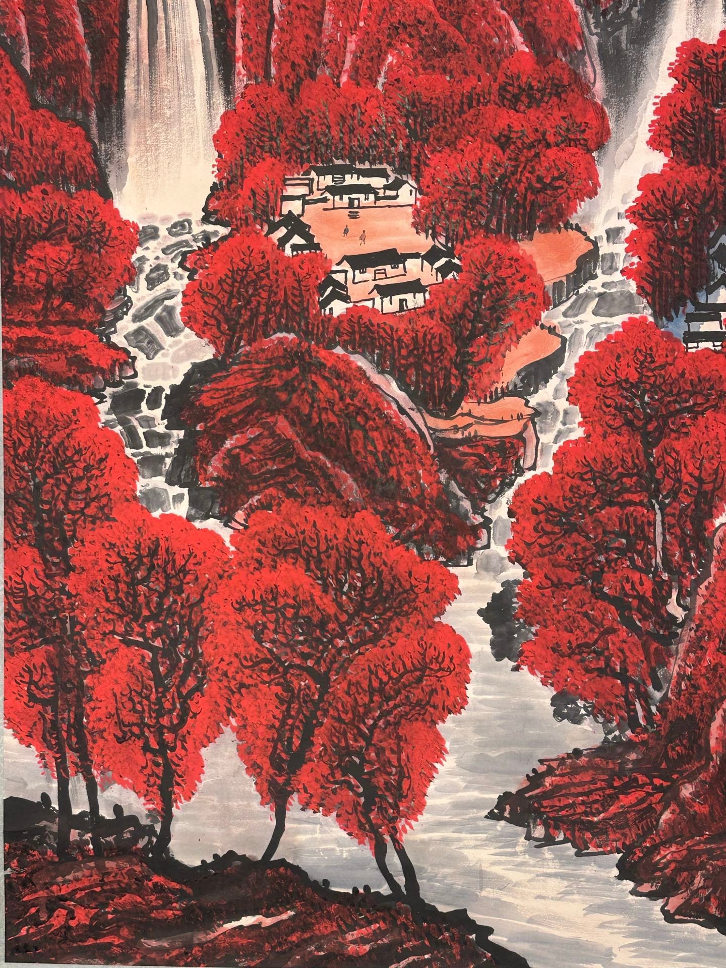 Chinese scroll painting Li Keran