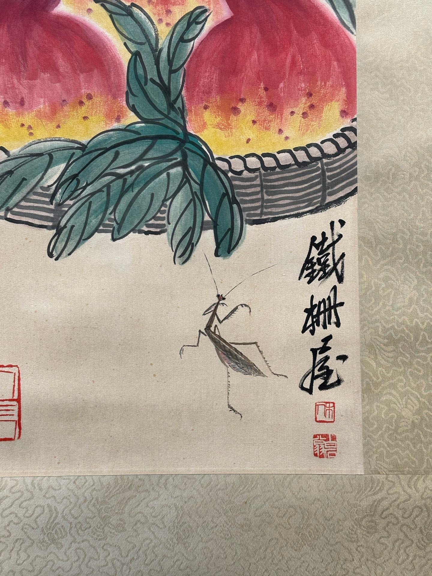 Chinese scroll painting Qi Baishi