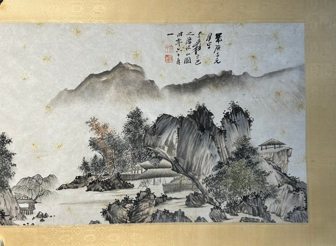 Chinese scroll painting Zhang Daqian