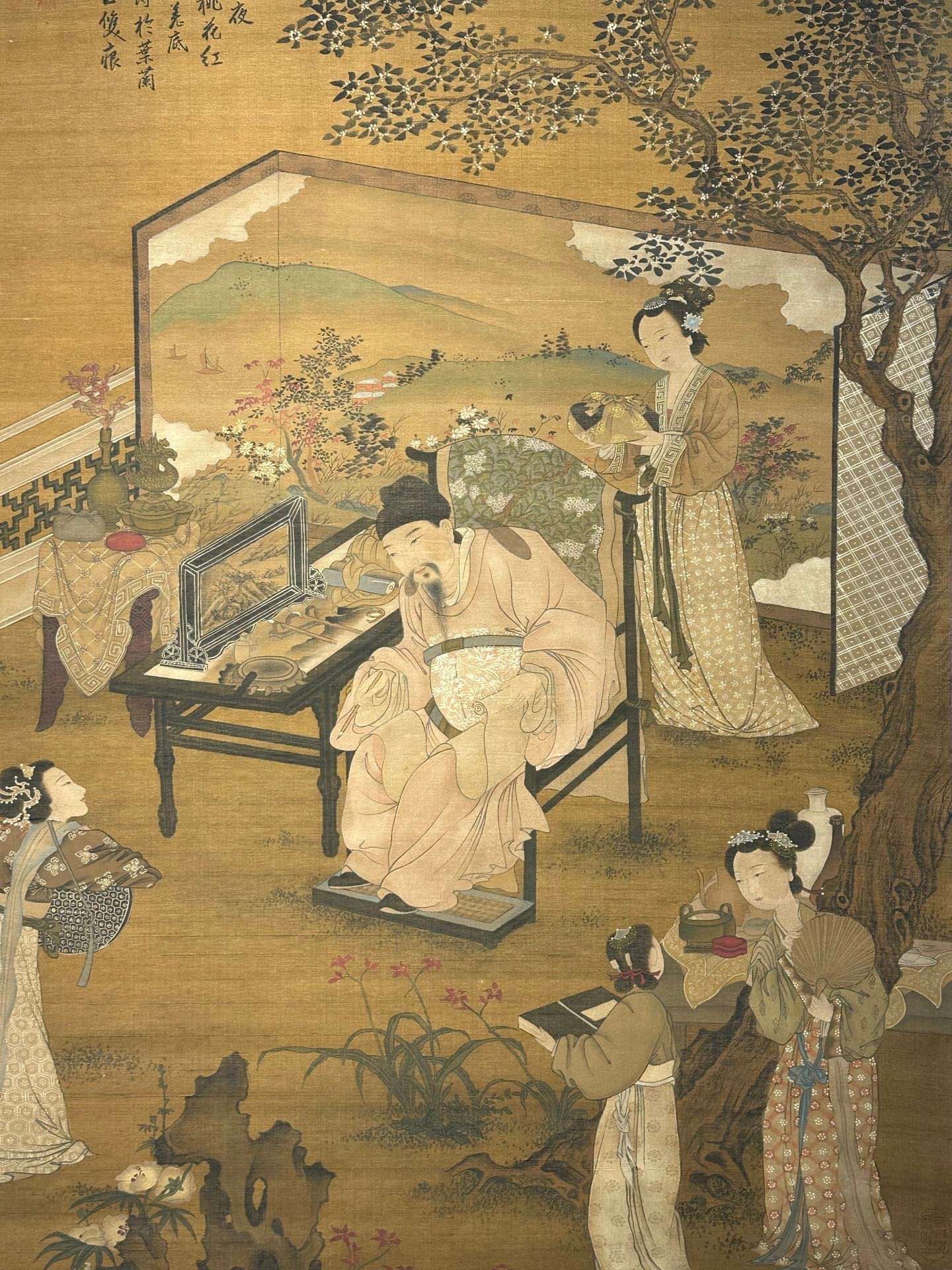Chinese scroll painting Tang Yin