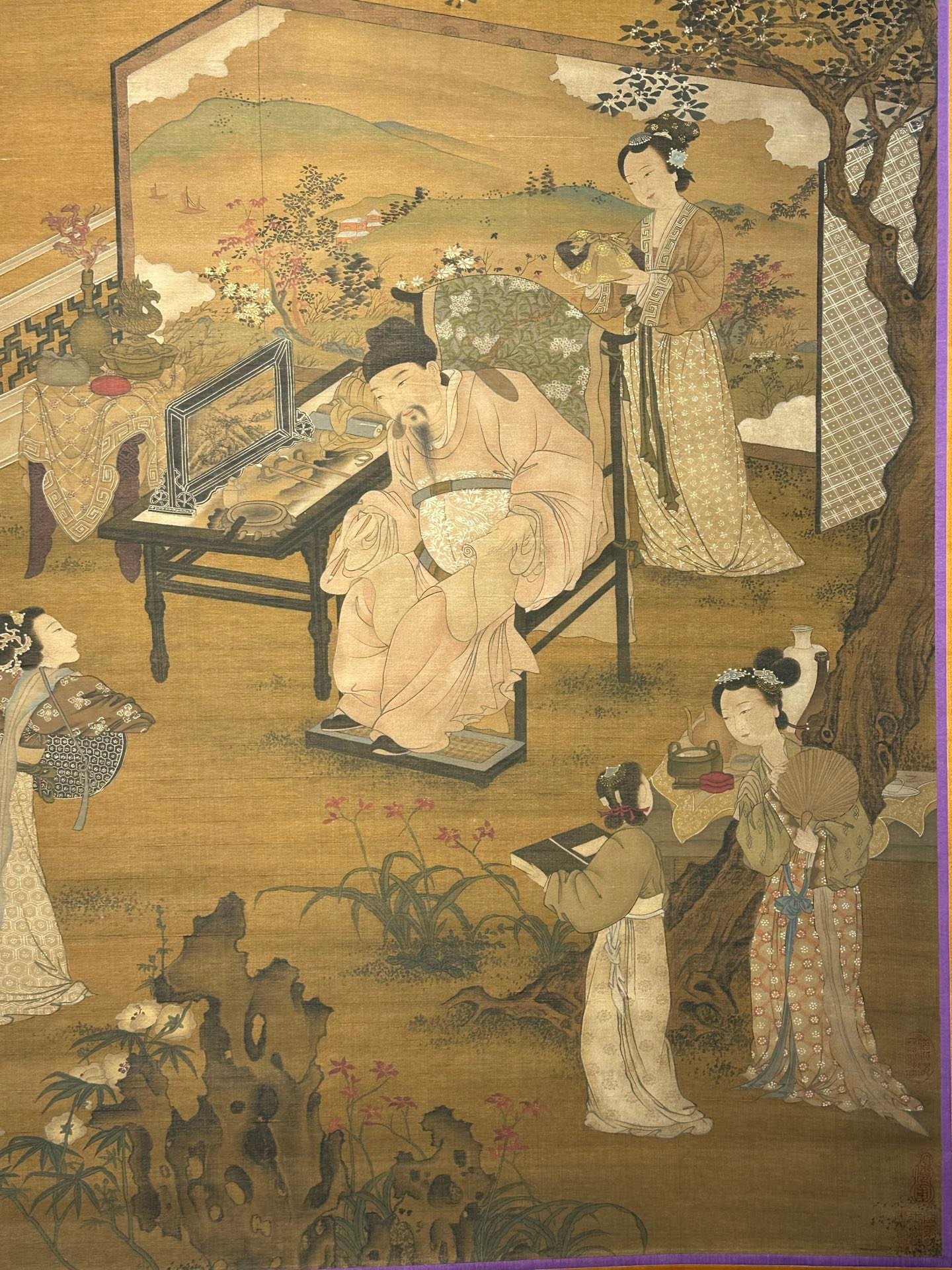 Chinese scroll painting Tang Yin