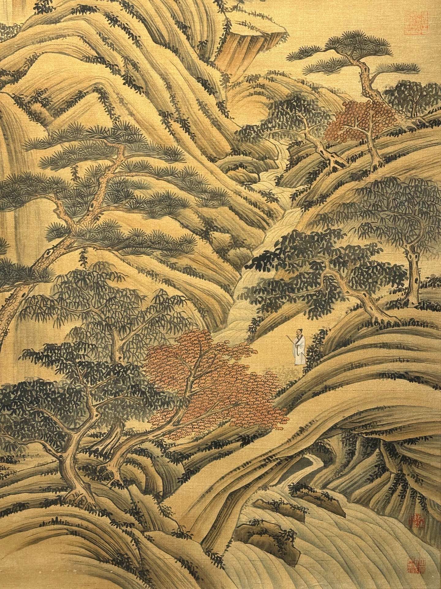 Chinese scroll painting Zhou Yu
