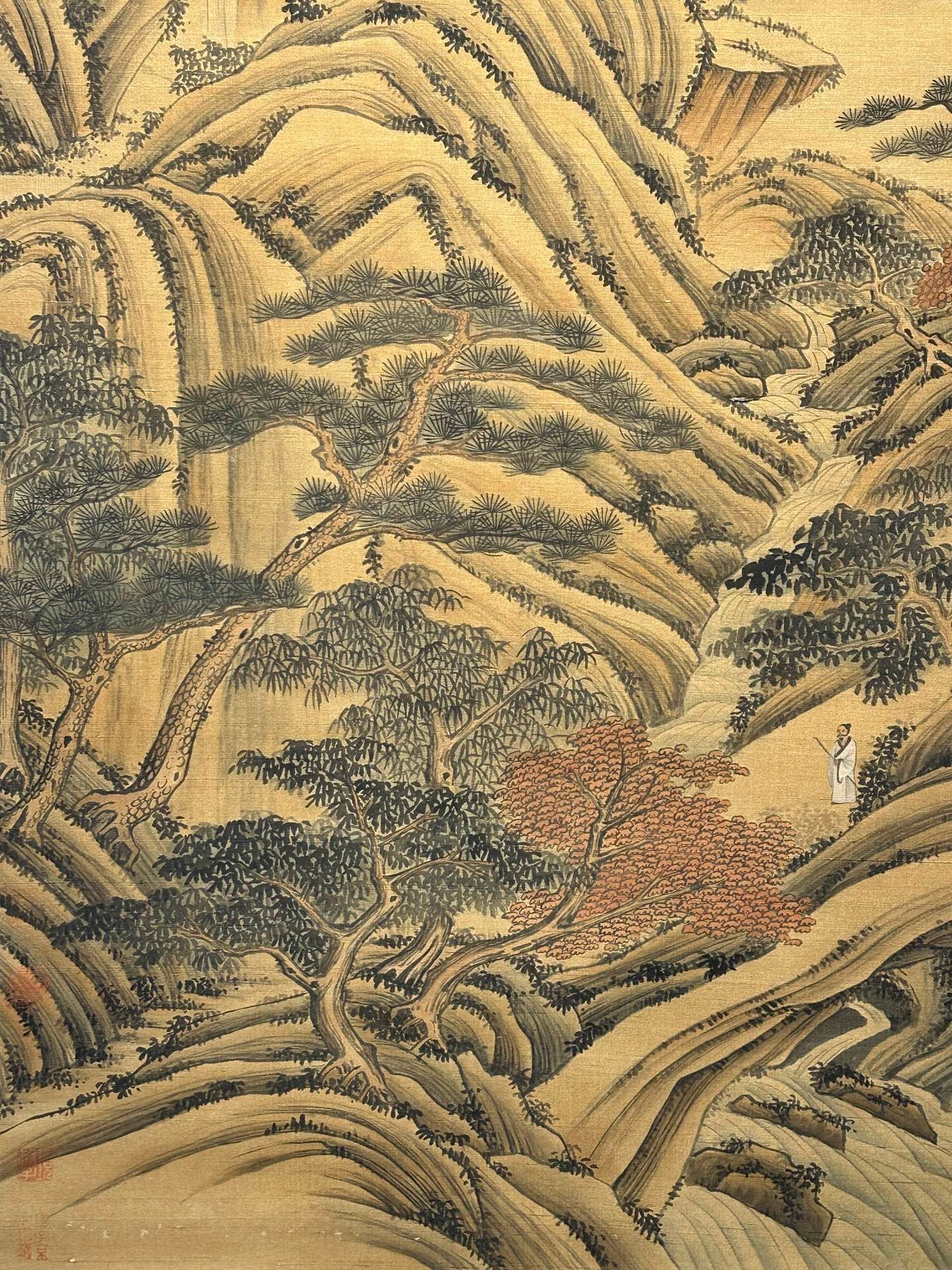 Chinese scroll painting Zhou Yu