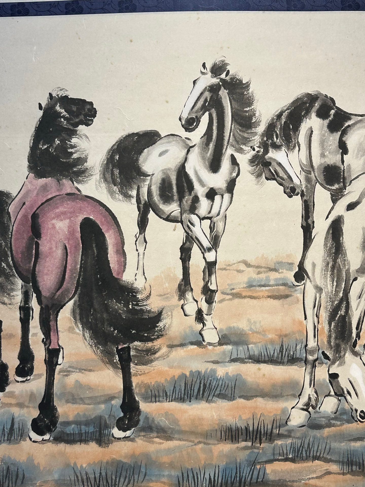 Chinese scroll painting Xu Beihong