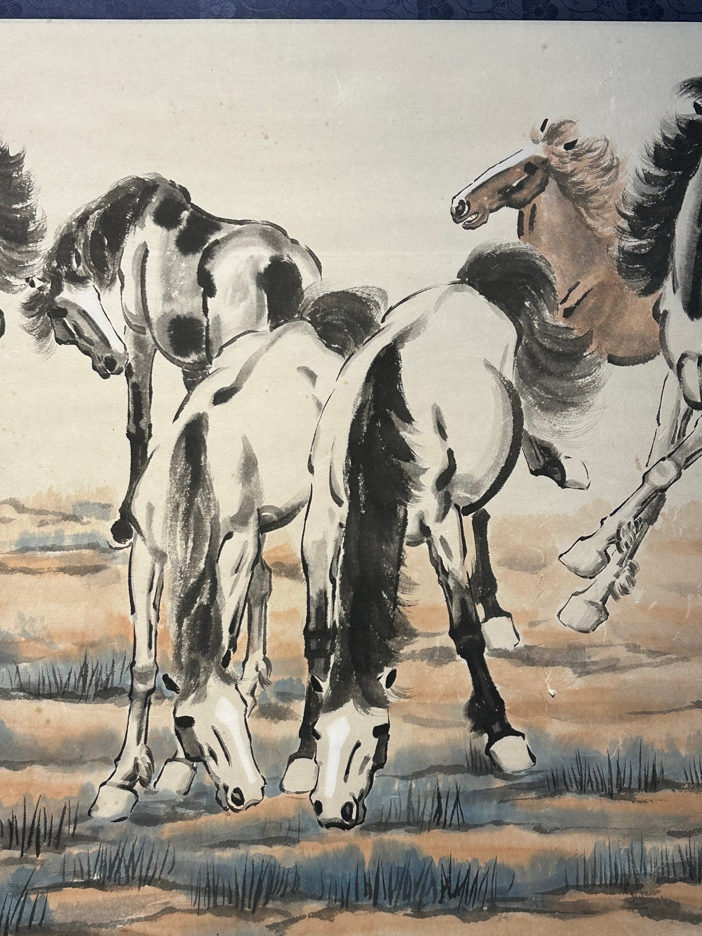 Chinese scroll painting Xu Beihong