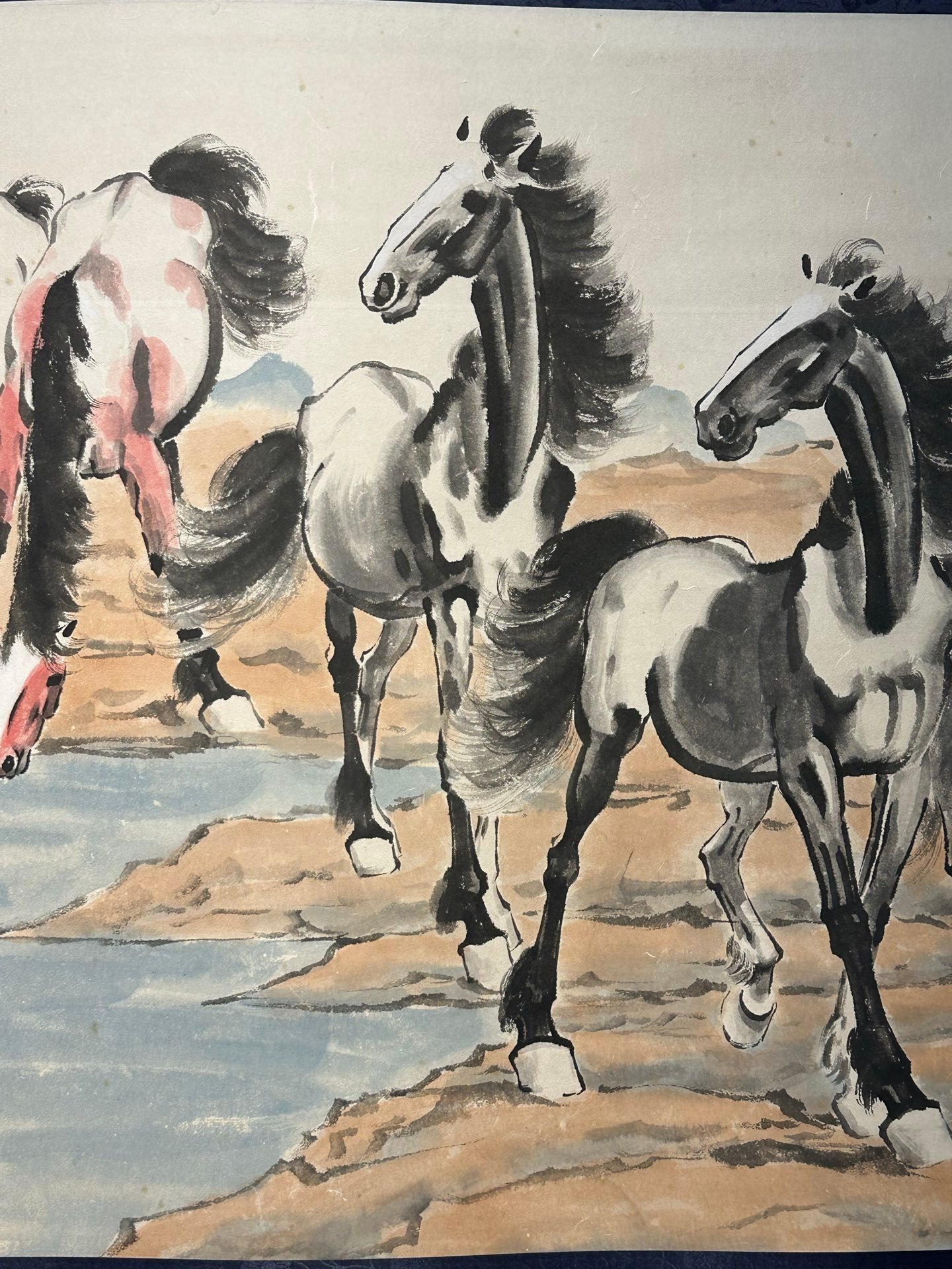Chinese scroll painting Xu Beihong