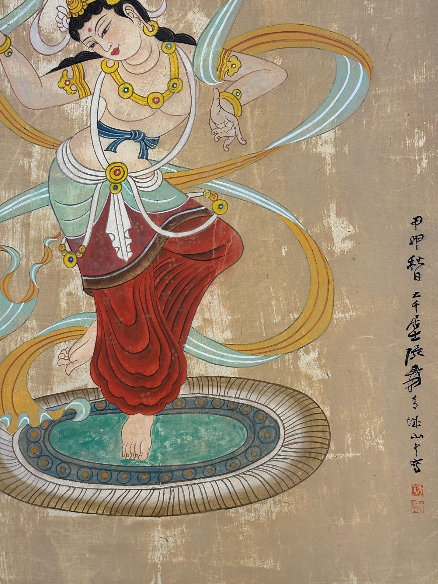 Chinese scroll painting Zhang Daqian