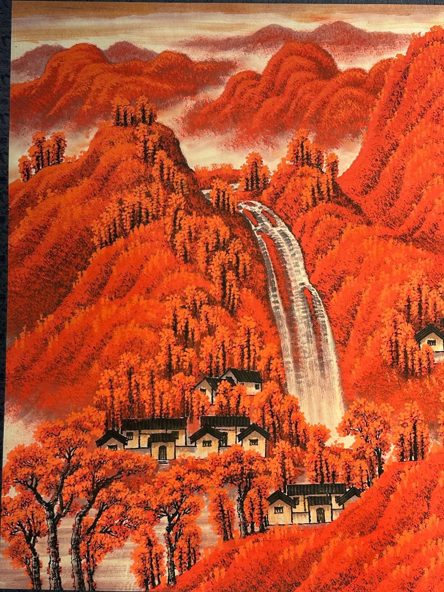 Chinese scroll painting Li Keran