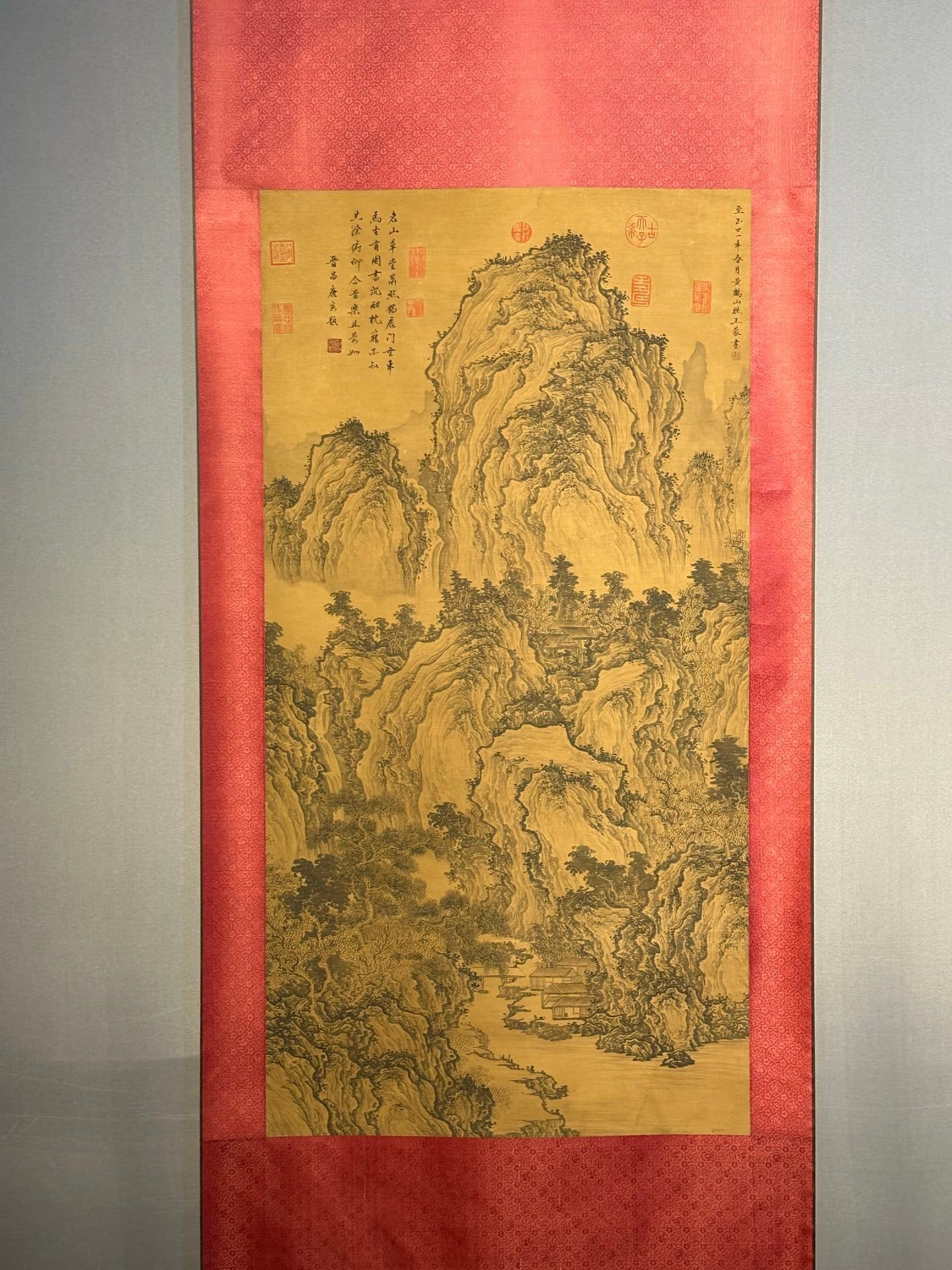 Chinese scroll painting Wang Meng