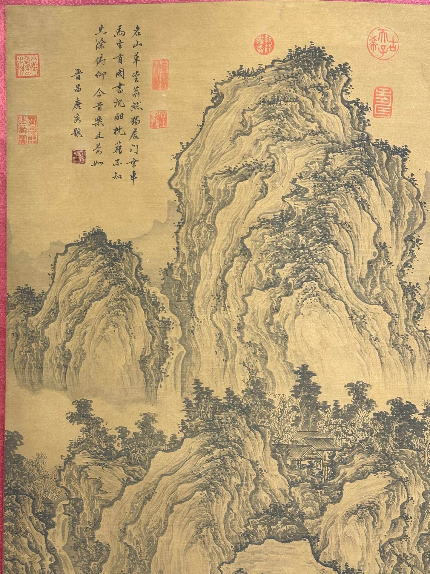 Chinese scroll painting Wang Meng