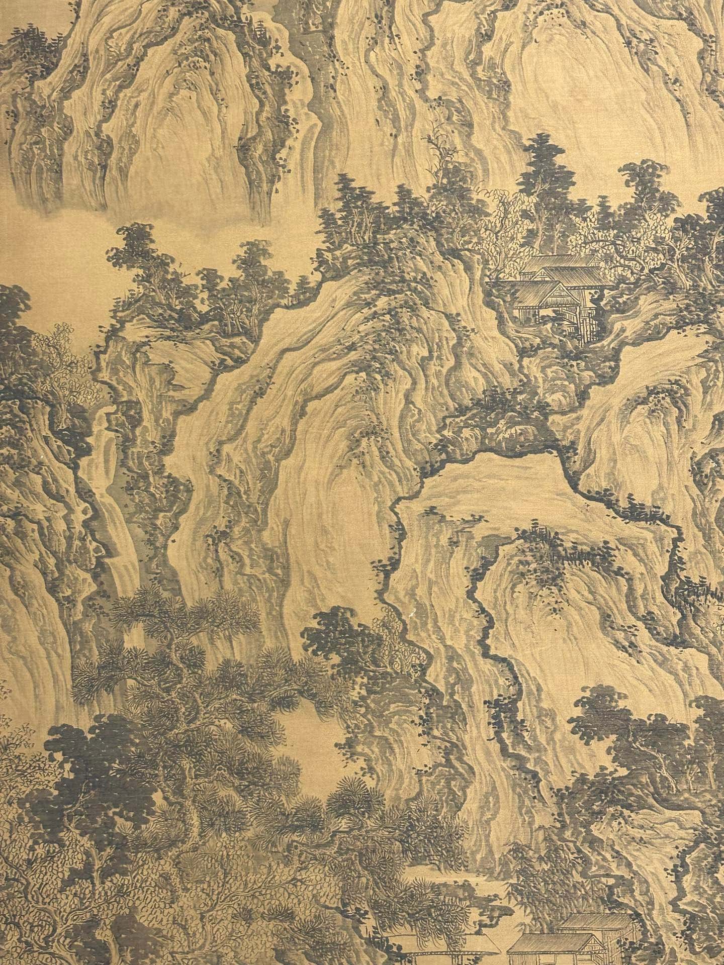Chinese scroll painting Wang Meng