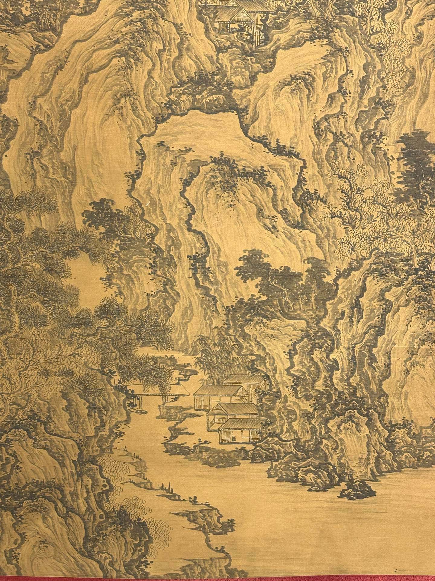 Chinese scroll painting Wang Meng