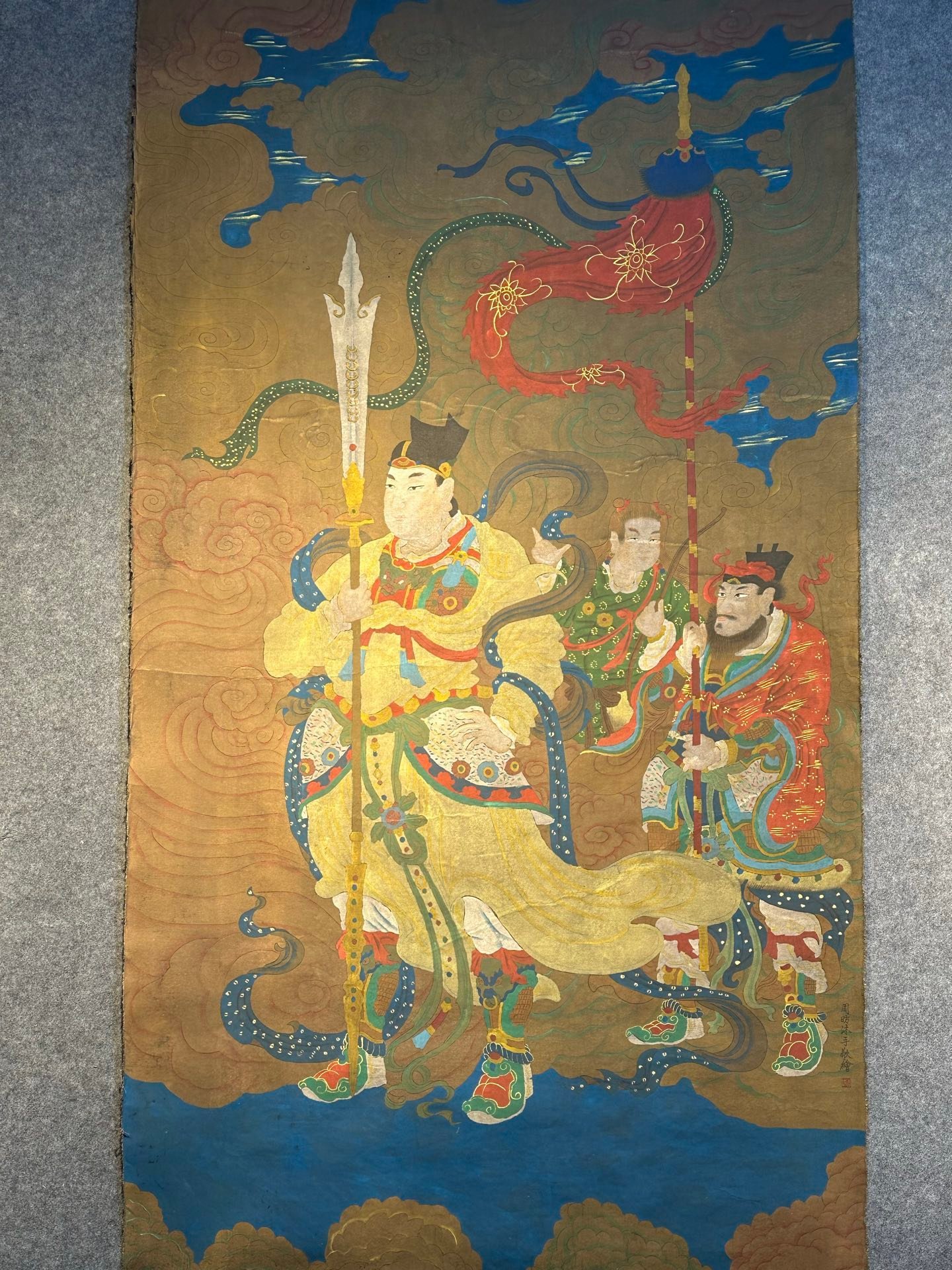 Chinese scroll painting Zhou Fang