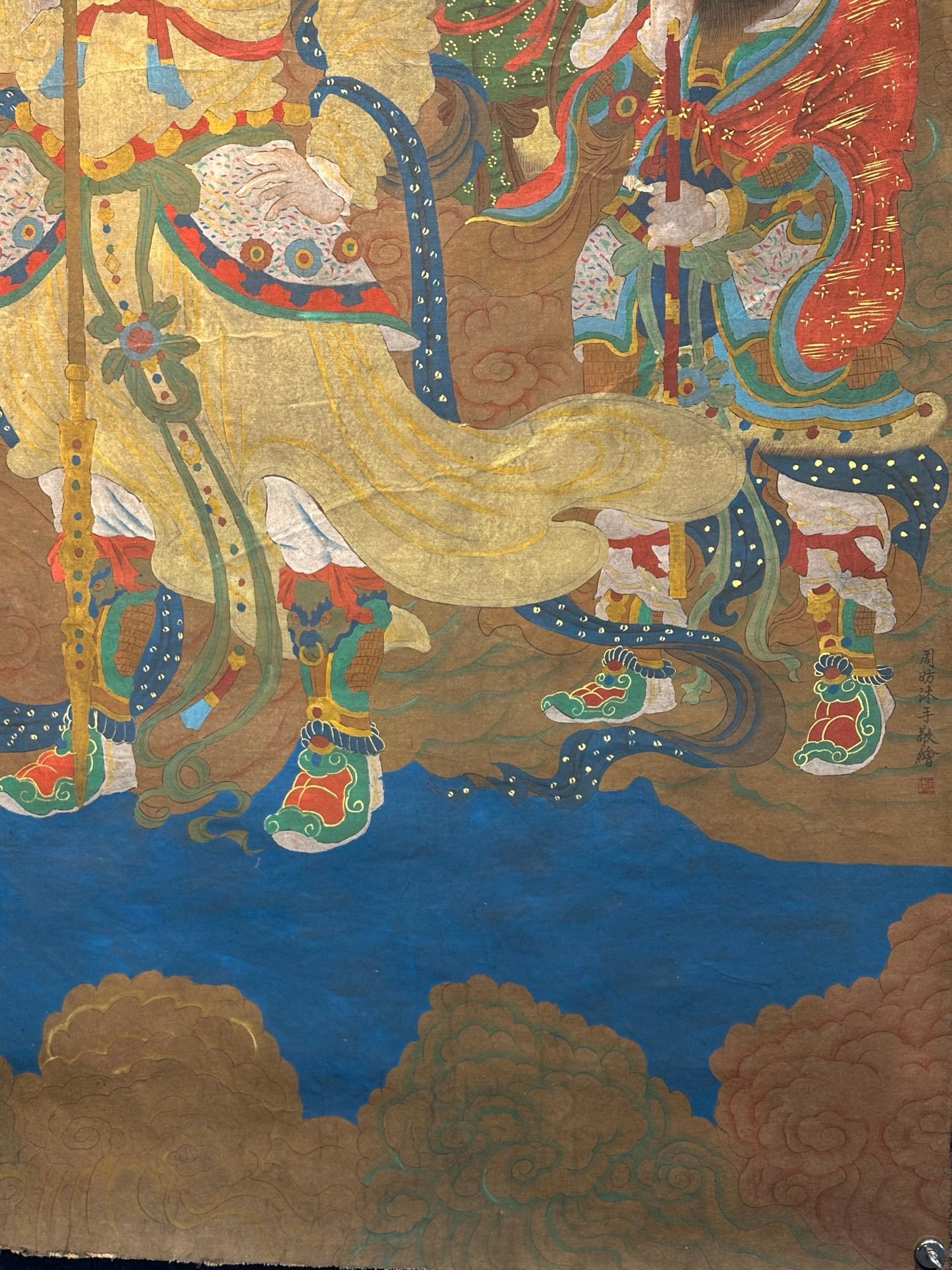 Chinese scroll painting Zhou Fang