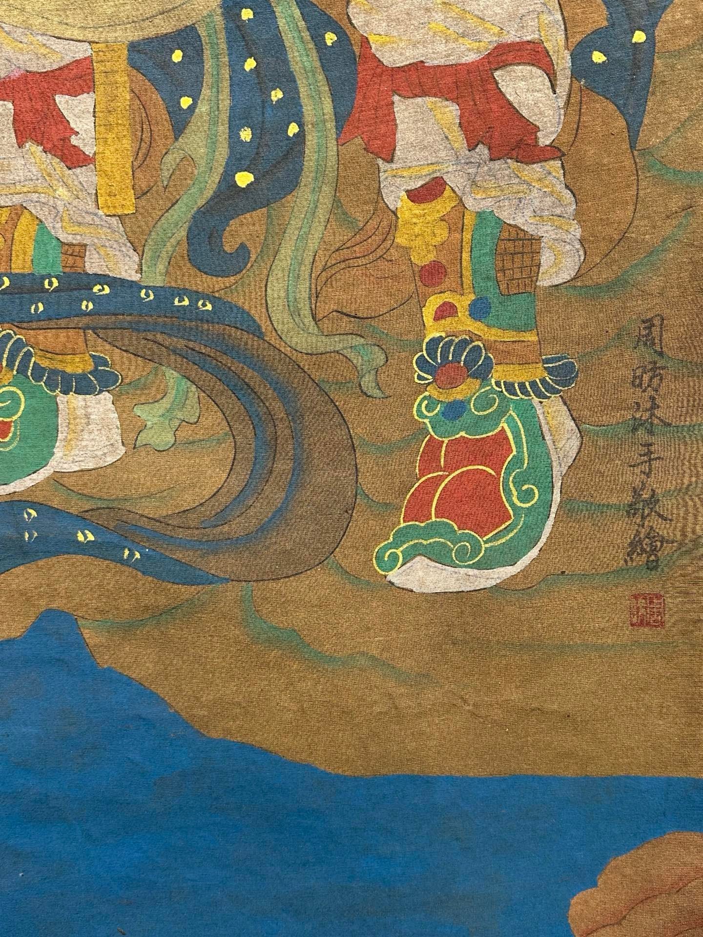 Chinese scroll painting Zhou Fang