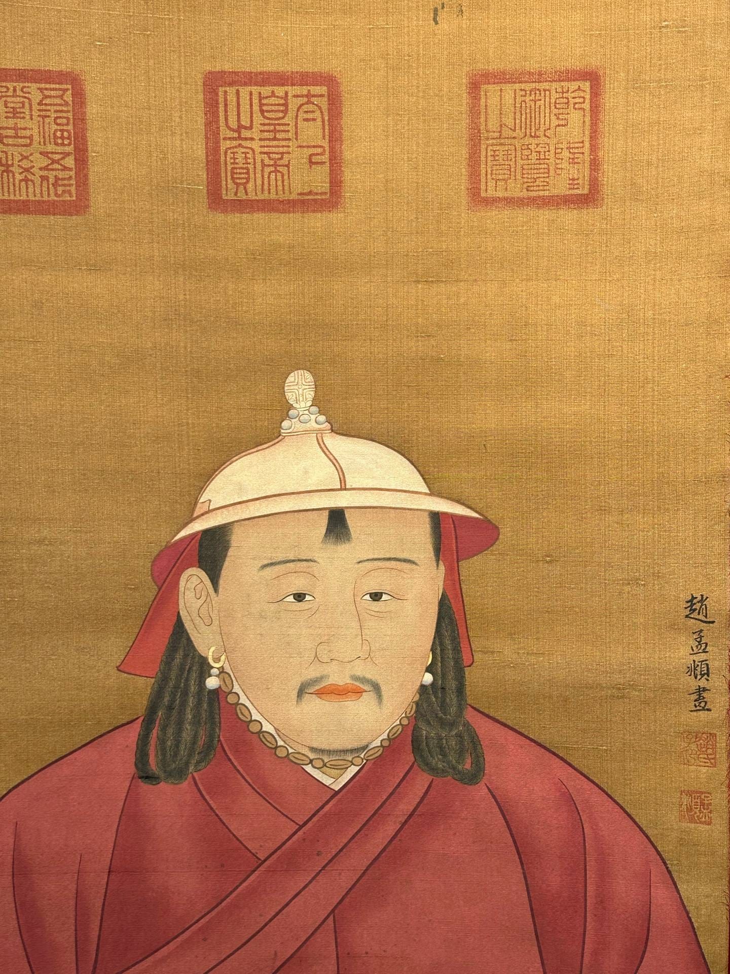Chinese scroll painting Zhao Mengfu