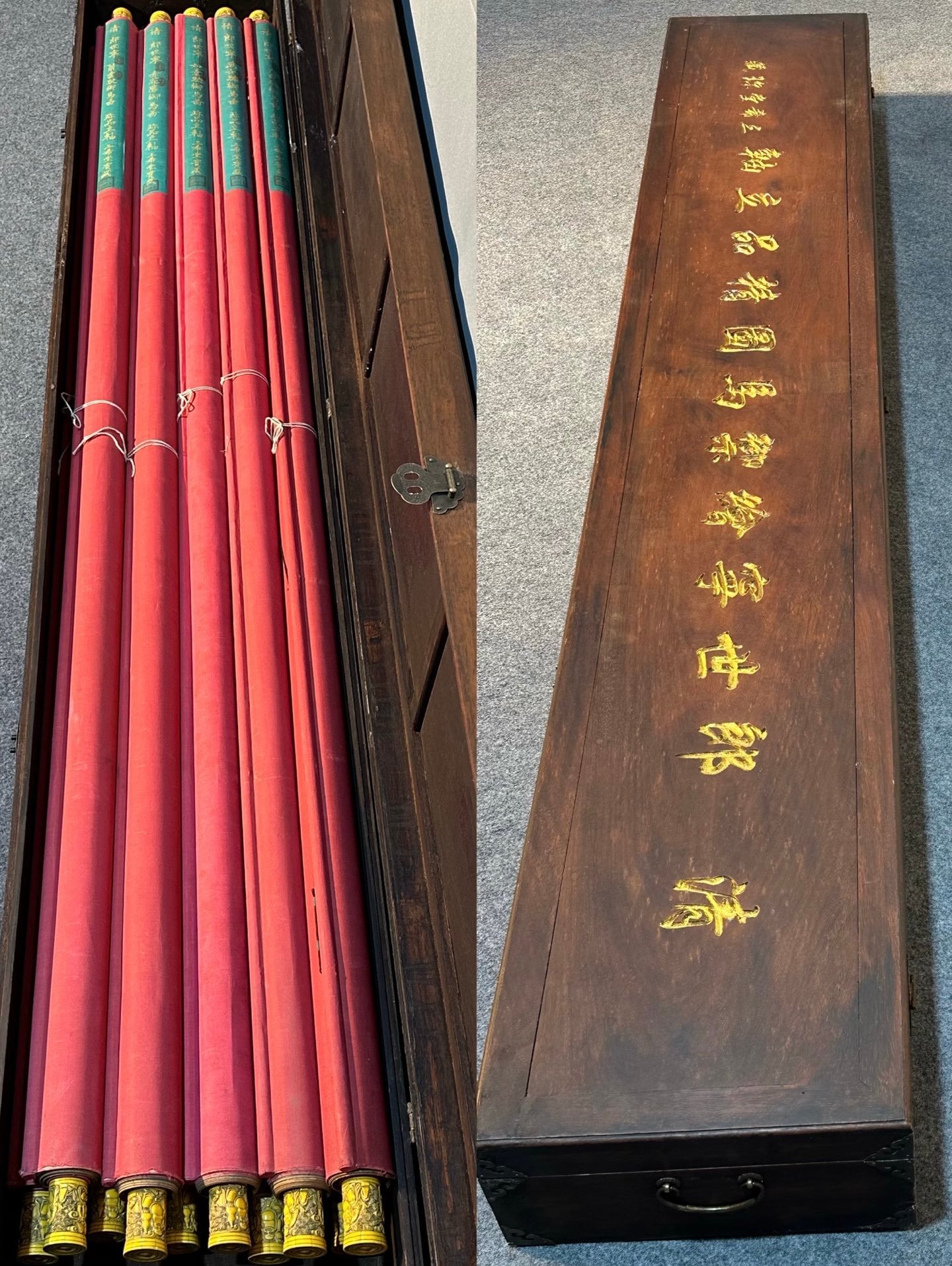 Chinese scroll painting Lang Shining