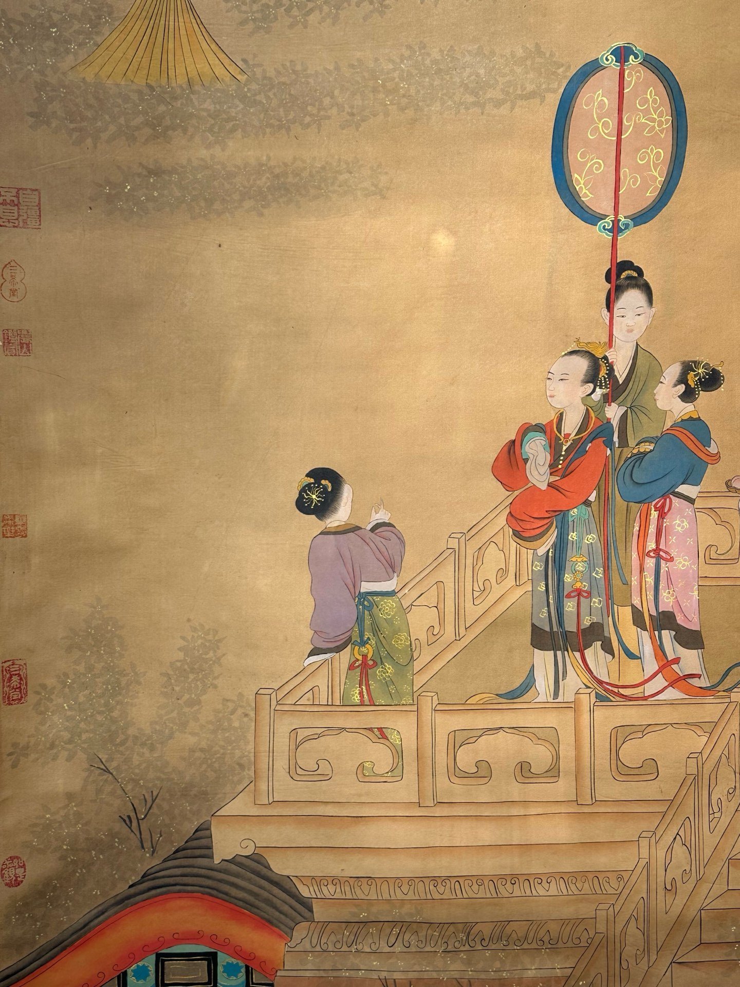 Chinese scroll painting Qiu Ying